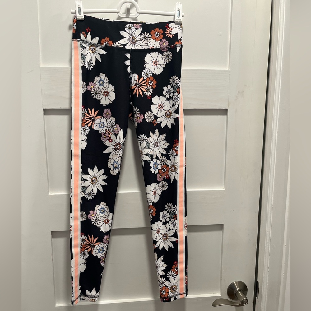 Floral M girls leggings